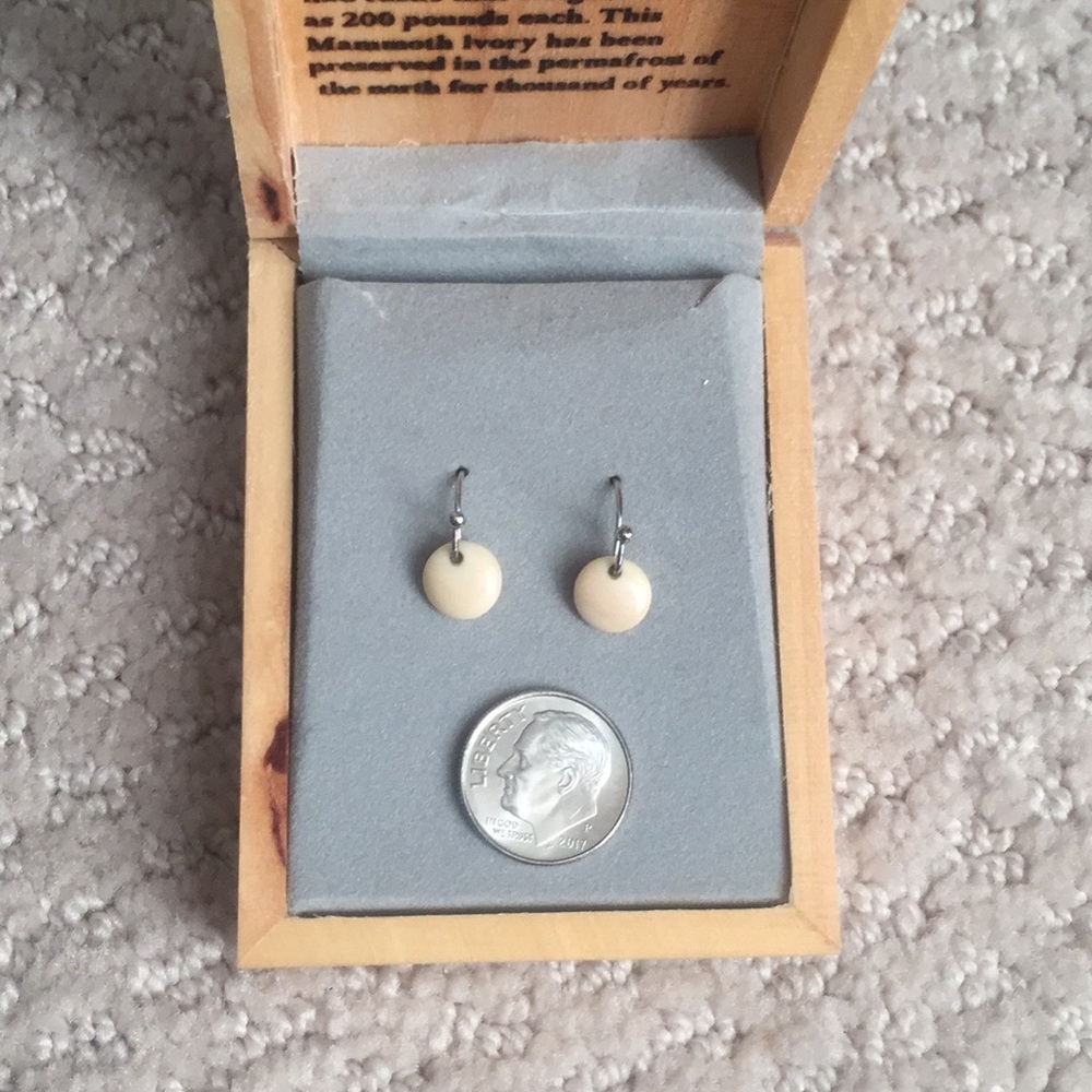 Mammoth Ivory Earrings!